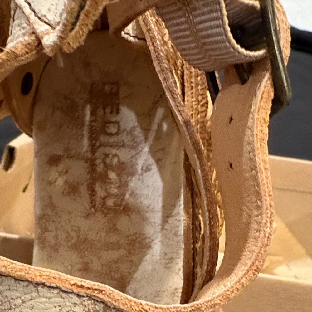 Bed Stu Cream and Tan Sandals - Picture 2 of 15